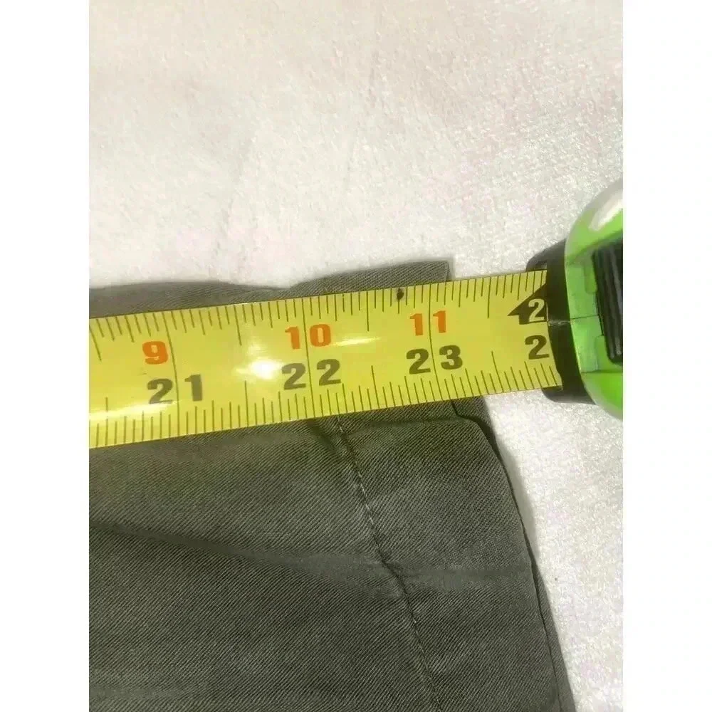 Joe Fresh Womens Olive Green Wide Leg Cropped Pants
